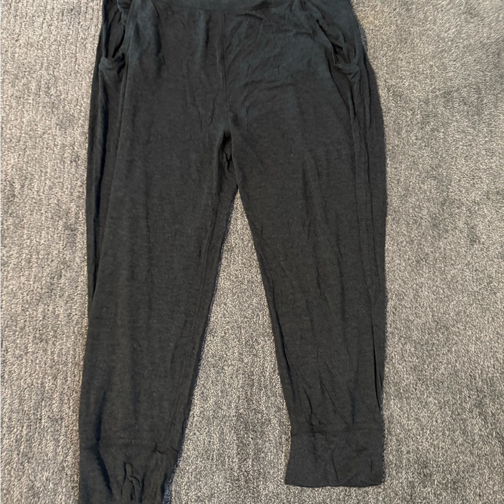 Gap Love Women’s Dark Grey Lightweight Sleep Jogger Pants, XL New